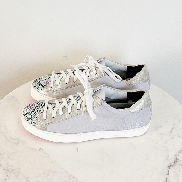 NEW P448 John Python Print Sneaker in Glamour Size 37 EU 7 US - Picture 10 of 14